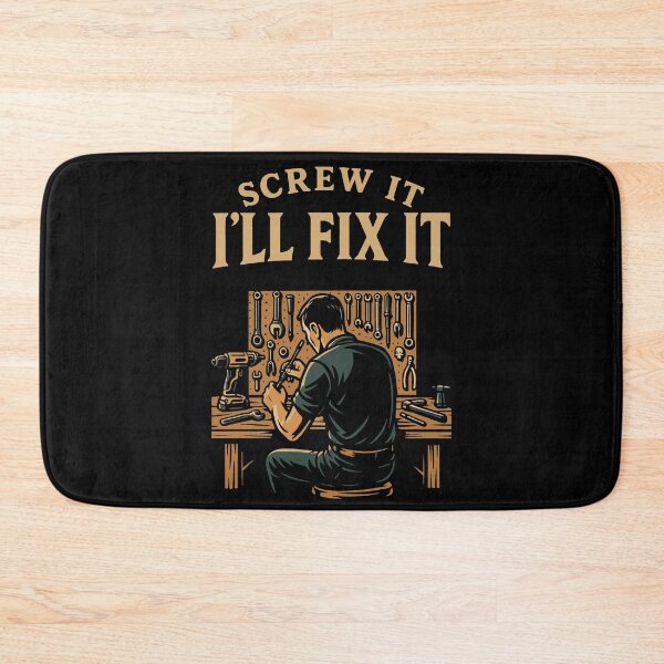 Item preview, Screw It I'll Fix It Garage Mechanic Funny Saying designed and sold by LuminOrb.