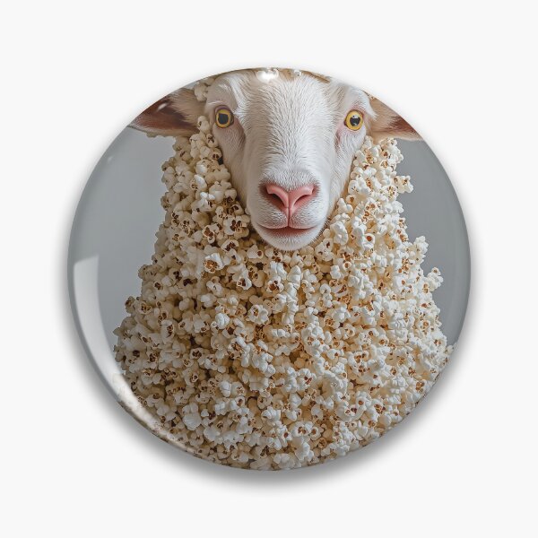 Item preview, Popcorn Sheep designed and sold by Thread & Chuckles.