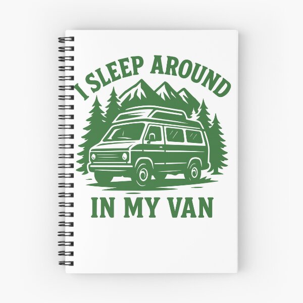 Item preview, I Sleep Around In My Van Funny Camping Adventure designed and sold by LuminOrb.