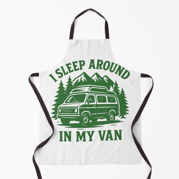Item preview, I Sleep Around In My Van Funny Camping Adventure designed and sold by LuminOrb.