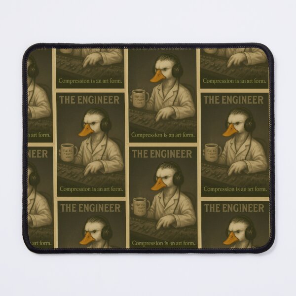 Item preview, The Engineer Duck Vintage Poster Compression is an Art Form designed and sold by TeeTimeTreasure.