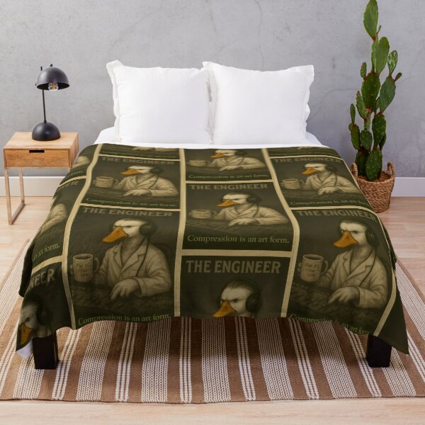 Item preview, The Engineer Duck Vintage Poster Compression is an Art Form designed and sold by TeeTimeTreasure.