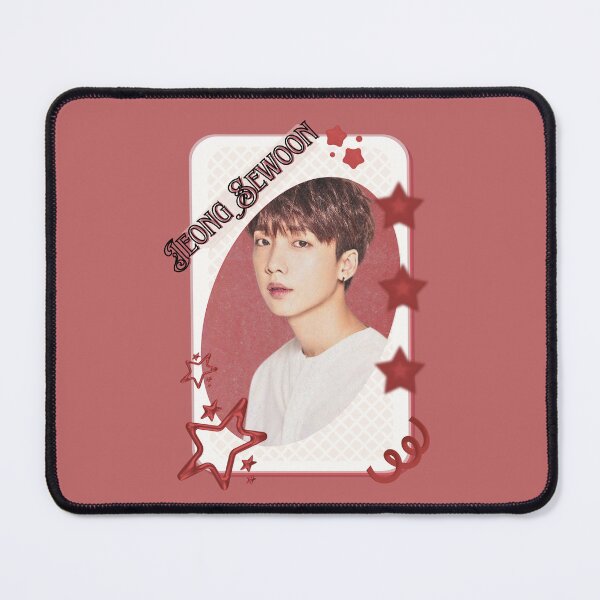 Item preview, Jeong Sewoon Korean Solo Artist Card Red Aesthetic Collage Design designed and sold by AJUNICE STUDIO.