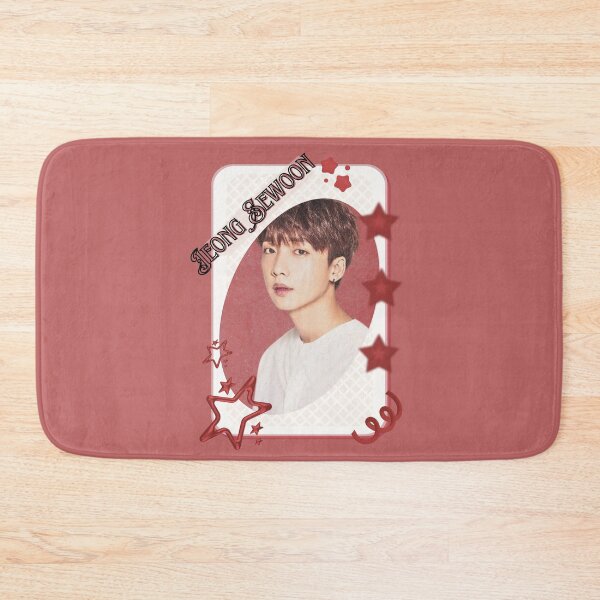 Item preview, Jeong Sewoon Korean Solo Artist Card Red Aesthetic Collage Design designed and sold by AJUNICE STUDIO.