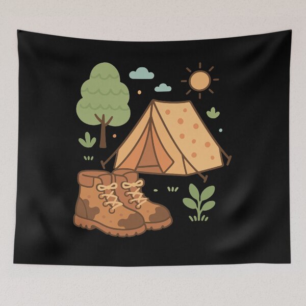 Item preview, Funny Camping National Park Adventure Camper designed and sold by LuminOrb.