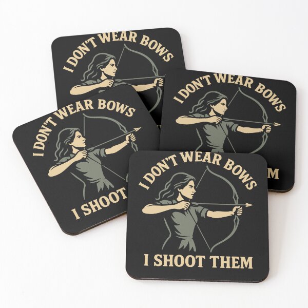 Item preview, Archer Girls I Don't Wear Bows I Shoot Them designed and sold by LuminOrb.