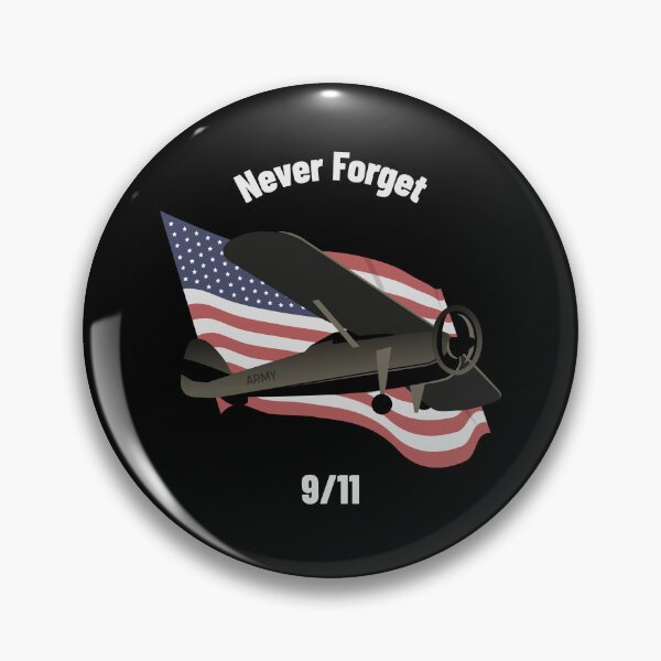 Item preview, Never Forget 9/11 USA Flag with Army Plane Patriotic Memorial Design designed and sold by Ani-24.