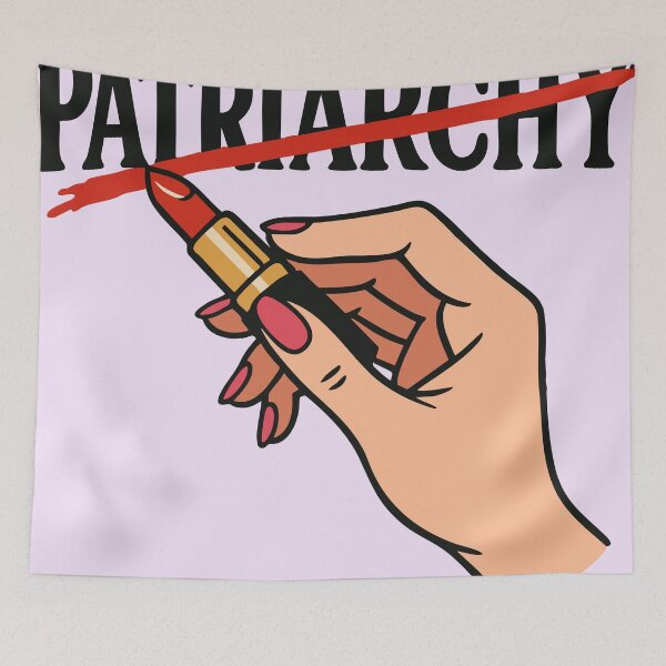 Item preview, Feminist Art – Crossing Out Patriarchy designed and sold by Print-Zoo.