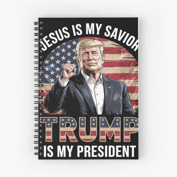 Item preview, Donald Trump Fight Jesus Is My Savior Trump is my President designed and sold by Charidana.
