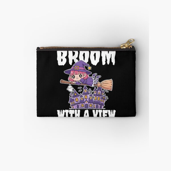 Item preview, BROOM WITH A VIEW - WITCH HALLOWEEN designed and sold by KEF Custom.