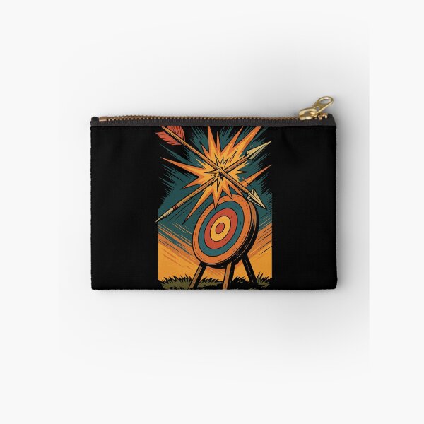 Item preview, Archery Bow Archer shot blocked Target Art designed and sold by LuminOrb.