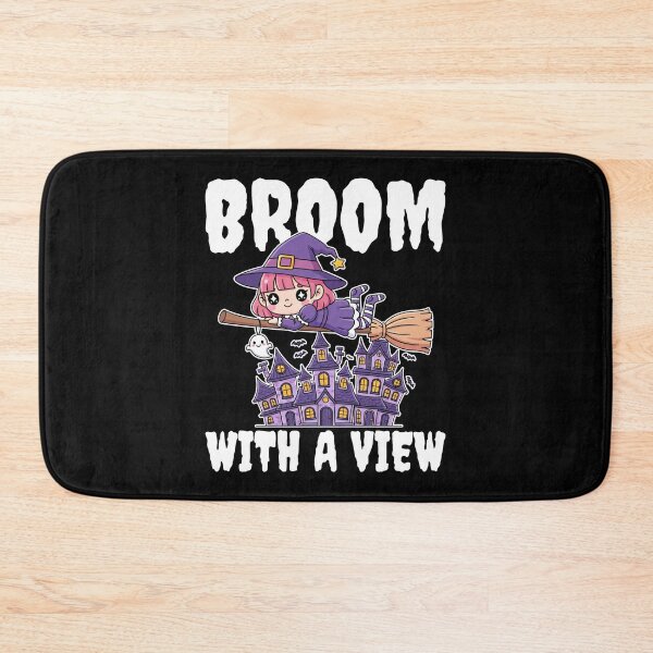 Item preview, BROOM WITH A VIEW - WITCH HALLOWEEN designed and sold by KEF Custom.