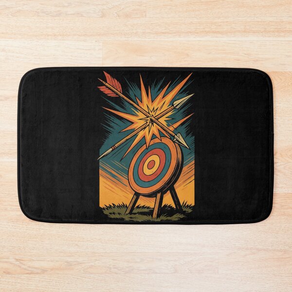 Item preview, Archery Bow Archer shot blocked Target Art designed and sold by LuminOrb.