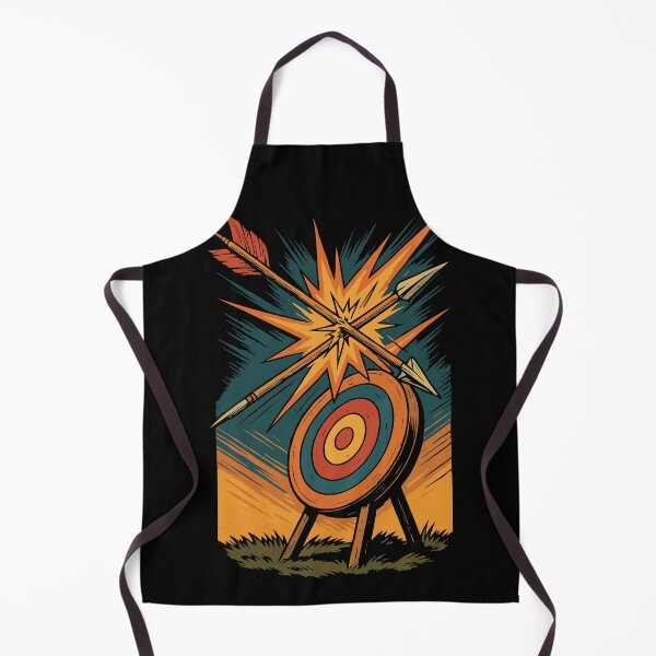 Item preview, Archery Bow Archer shot blocked Target Art designed and sold by LuminOrb.