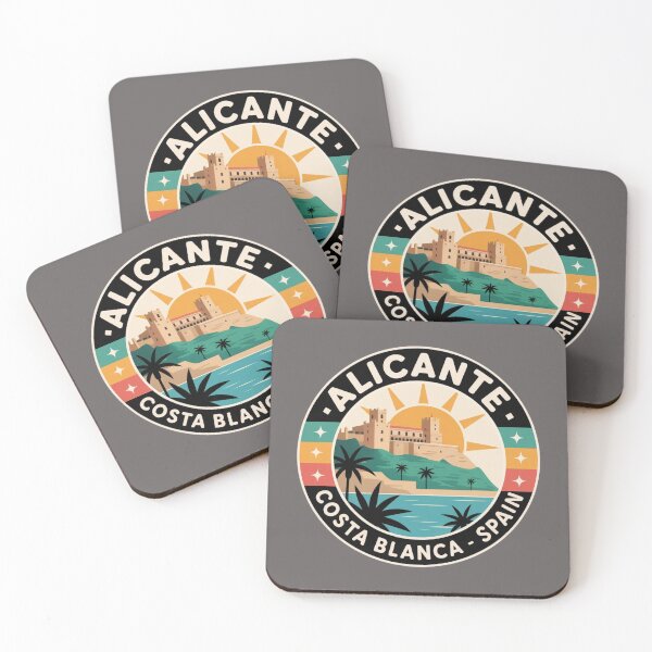 Item preview, Alicante Sticker – Costa Blanca Spain Travel Badge designed and sold by Timeless Design.