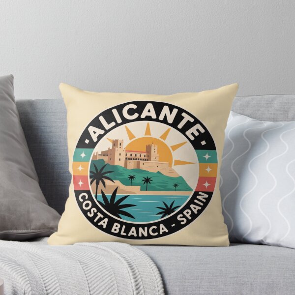 Item preview, Alicante Sticker – Costa Blanca Spain Travel Badge designed and sold by Timeless Design.