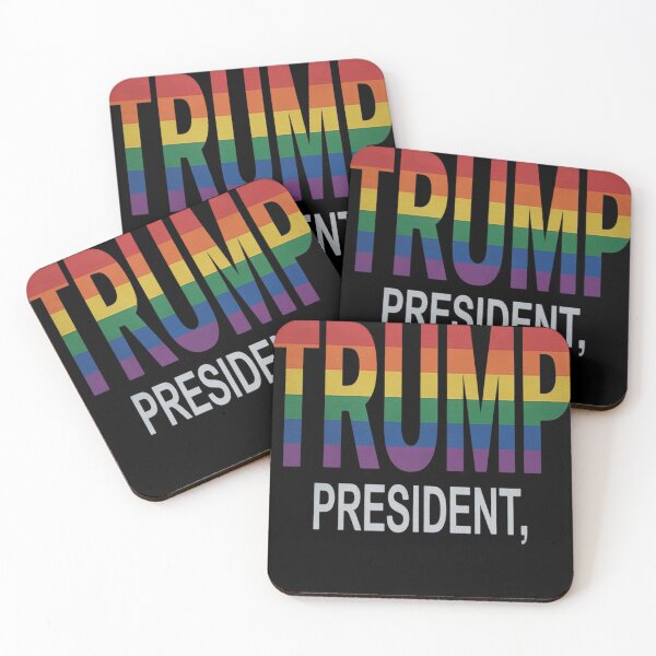 Item preview, Donald Trump President 2020 LGBT Rainbow Gay Pride  designed and sold by Charidana.