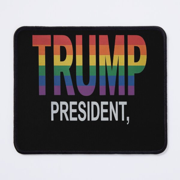Item preview, Donald Trump President 2020 LGBT Rainbow Gay Pride designed and sold by Charidana.