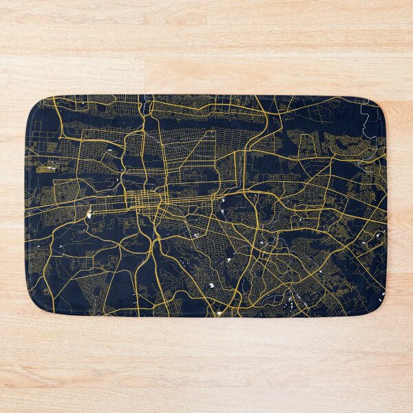Item preview, Pretoria City Map of South Africa - Gold Art Deco designed and sold by deMAP.