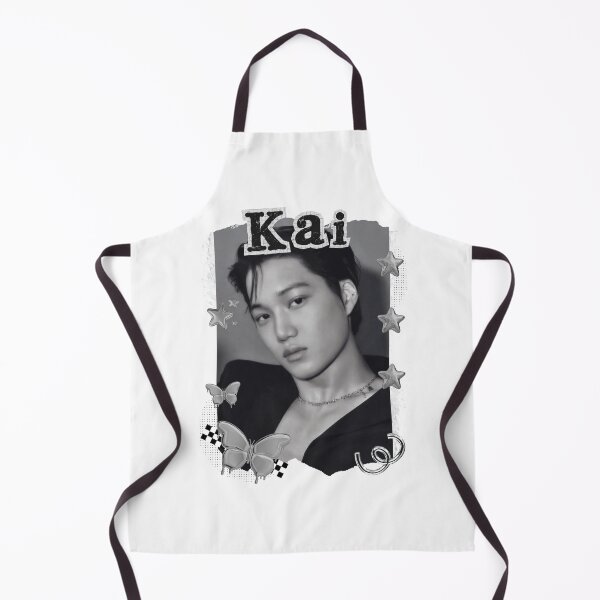 Item preview, Kai from EXO Kpop Solo Artist Black and White Collage Digital Art Portrait designed and sold by AJUNICE STUDIO.