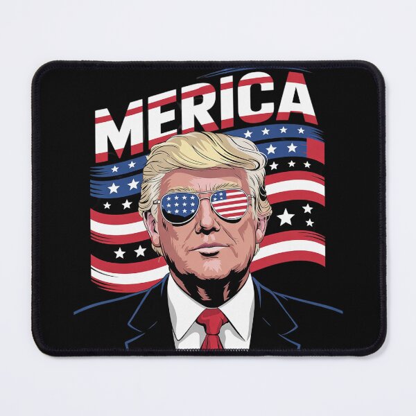 Item preview, Donald Trump Won Elections 2024 'Merica USA Flag Sunglass designed and sold by Charidana.