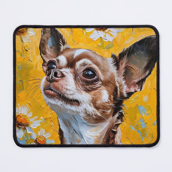 Item preview, Chihuahua in Bloom designed and sold by LemonheadLaurasArt.