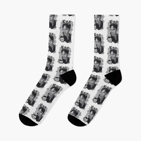 Item preview, Key from Shinee Kpop Solo Artist Black and White Collage Digital Art Portrait designed and sold by AJUNICE STUDIO.