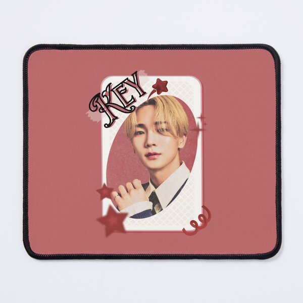 Item preview, Key from Shinee Korean Solo Artist Card Red Aesthetic Collage Design designed and sold by AJUNICE STUDIO.