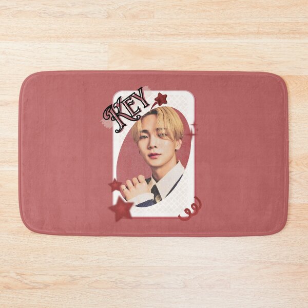 Item preview, Key from Shinee Korean Solo Artist Card Red Aesthetic Collage Design designed and sold by AJUNICE STUDIO.