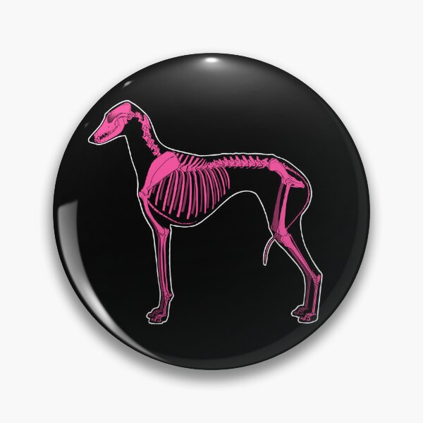 Item preview, Azawakh Skeleton- pink! designed and sold by Spinyflowerart.