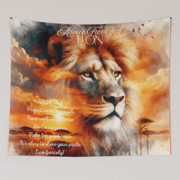 Item preview, Advice from a Lion designed and sold by Chubbyunicorncreations.