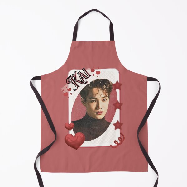 Item preview, Kai from EXO Korean Solo Artist Card Red Aesthetic Collage Design designed and sold by AJUNICE STUDIO.