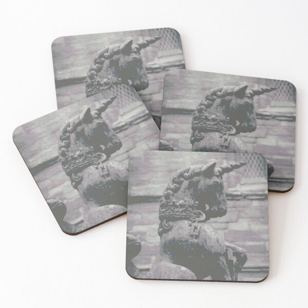 Item preview, Scottish Unicorn Black and White designed and sold by FlyingJackalope.