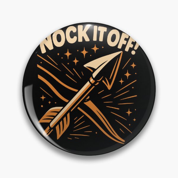 Item preview, Nock It Off Archery Bow Funny Archer designed and sold by LuminOrb.