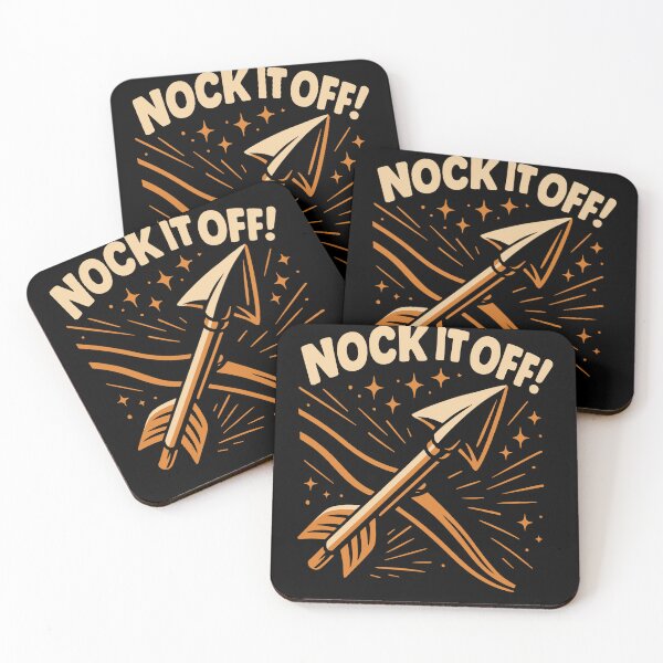 Item preview, Nock It Off Archery Bow Funny Archer designed and sold by LuminOrb.