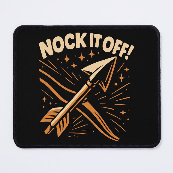 Item preview, Nock It Off Archery Bow Funny Archer designed and sold by LuminOrb.
