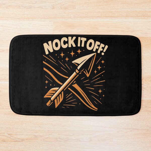 Item preview, Nock It Off Archery Bow Funny Archer designed and sold by LuminOrb.