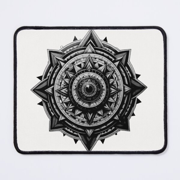 Item preview, Artistic Mandala Eyed  tattoo #4 designed and sold by Helios Be. Lavsh.