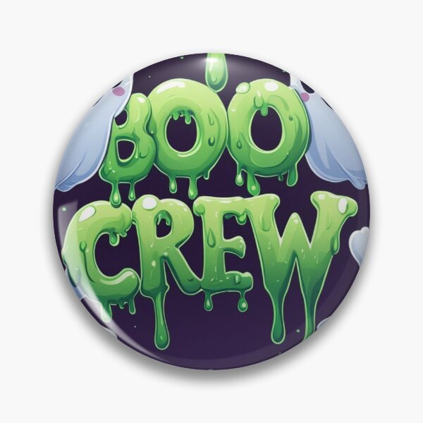 Item preview, Boo Crew – Cute Ghosts & Green Slime Halloween Design designed and sold by GrafteesGlow.