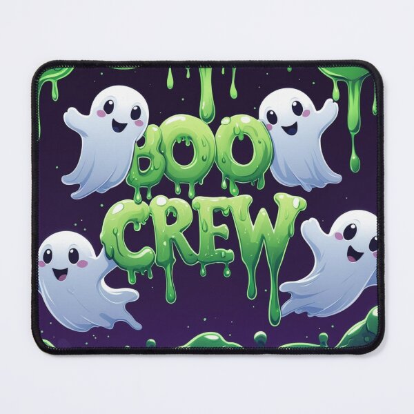 Item preview, Boo Crew – Cute Ghosts & Green Slime Halloween Design designed and sold by GrafteesGlow.