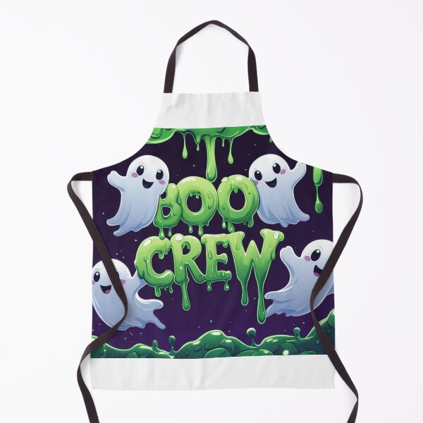 Item preview, Boo Crew – Cute Ghosts & Green Slime Halloween Design designed and sold by GrafteesGlow.