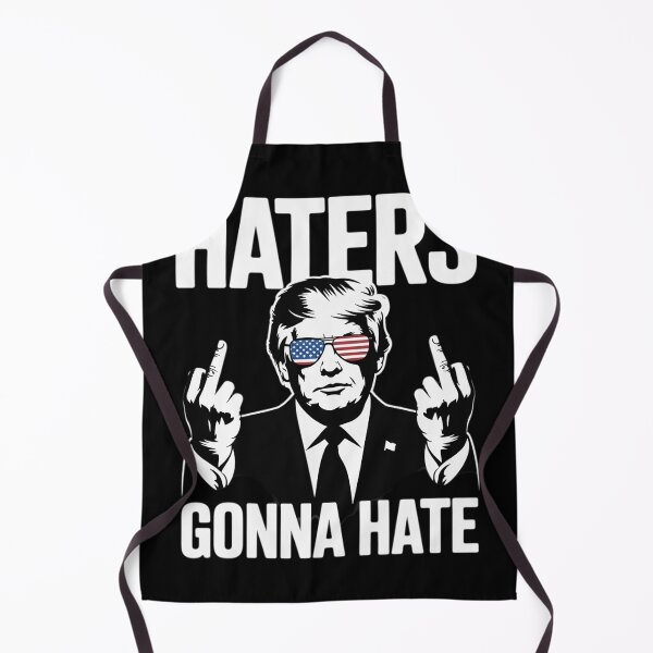 Item preview, Haters Gonna Hate President Donald Trump Middle Finger designed and sold by Charidana.