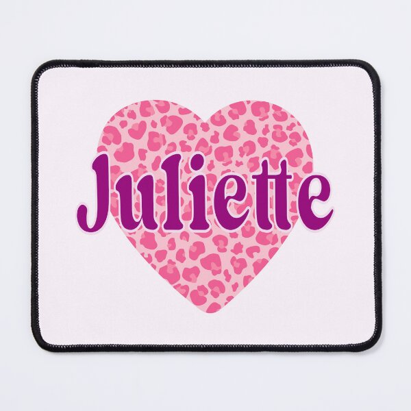 Item preview, Juliette Name Pink Leopard Heart  designed and sold by Jeallan Designs.