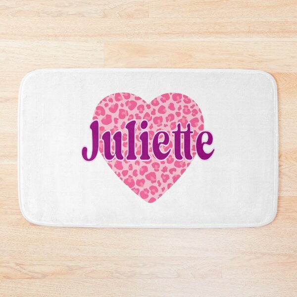 Item preview, Juliette Name Pink Leopard Heart  designed and sold by Jeallan Designs.