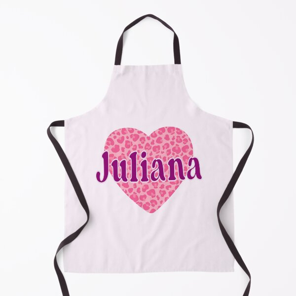 Item preview, Juliana Name Pink Leopard Heart designed and sold by Jeallan Designs.