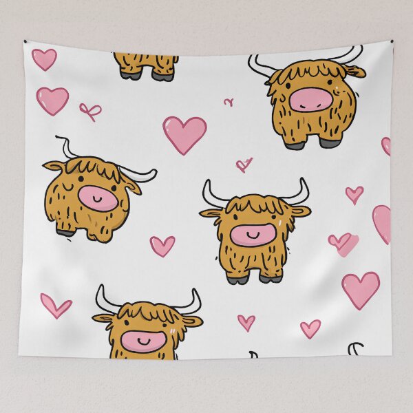Item preview, Cute Highland cattle designed and sold by DerSenat.