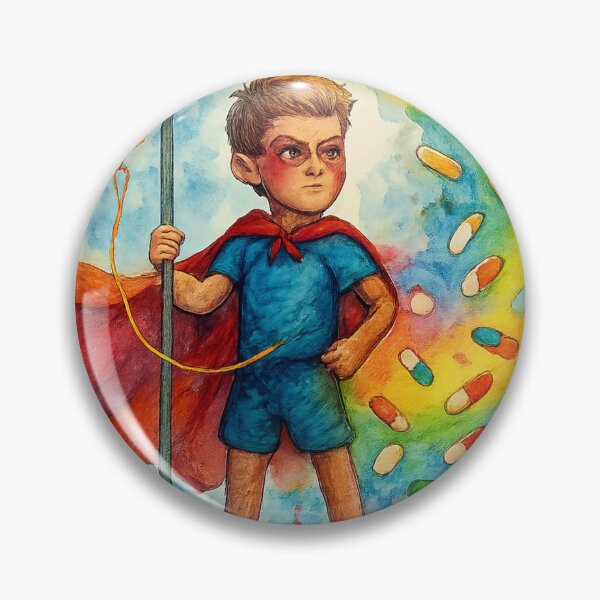 Item preview, Pediatric Cancer Warrior - Brave Treatment Art - Child Life Specialist Gift  designed and sold by TONSNAP.