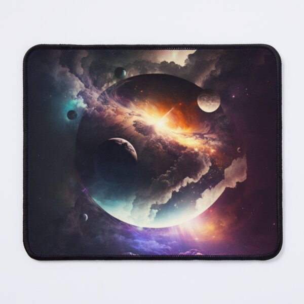 Item preview, Moon and Galaxy Nebula designed and sold by TheDadadog.