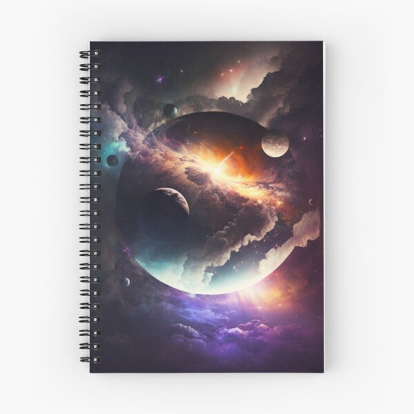 Item preview, Moon and Galaxy Nebula designed and sold by TheDadadog.