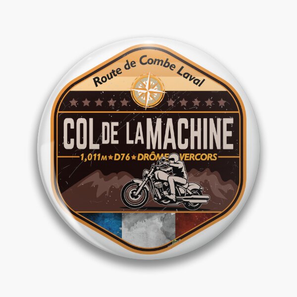 Item preview, Col de la Machine Route de Combe Laval France Sticker TShirt 01 designed and sold by OuterShellUK.